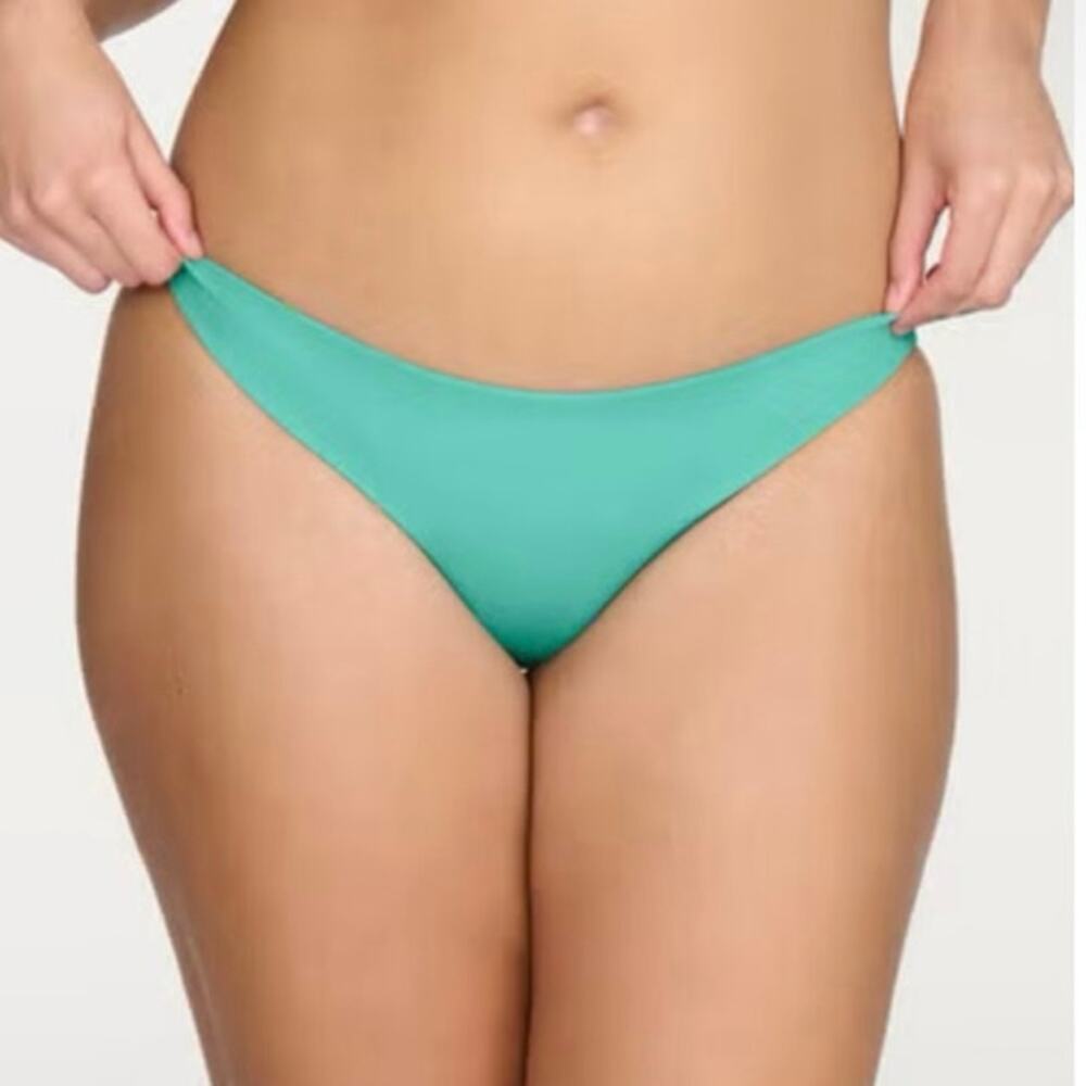 Cuup NWT Teal “Tide” The Bikini Low Rise Bottom Size 6 / XXL